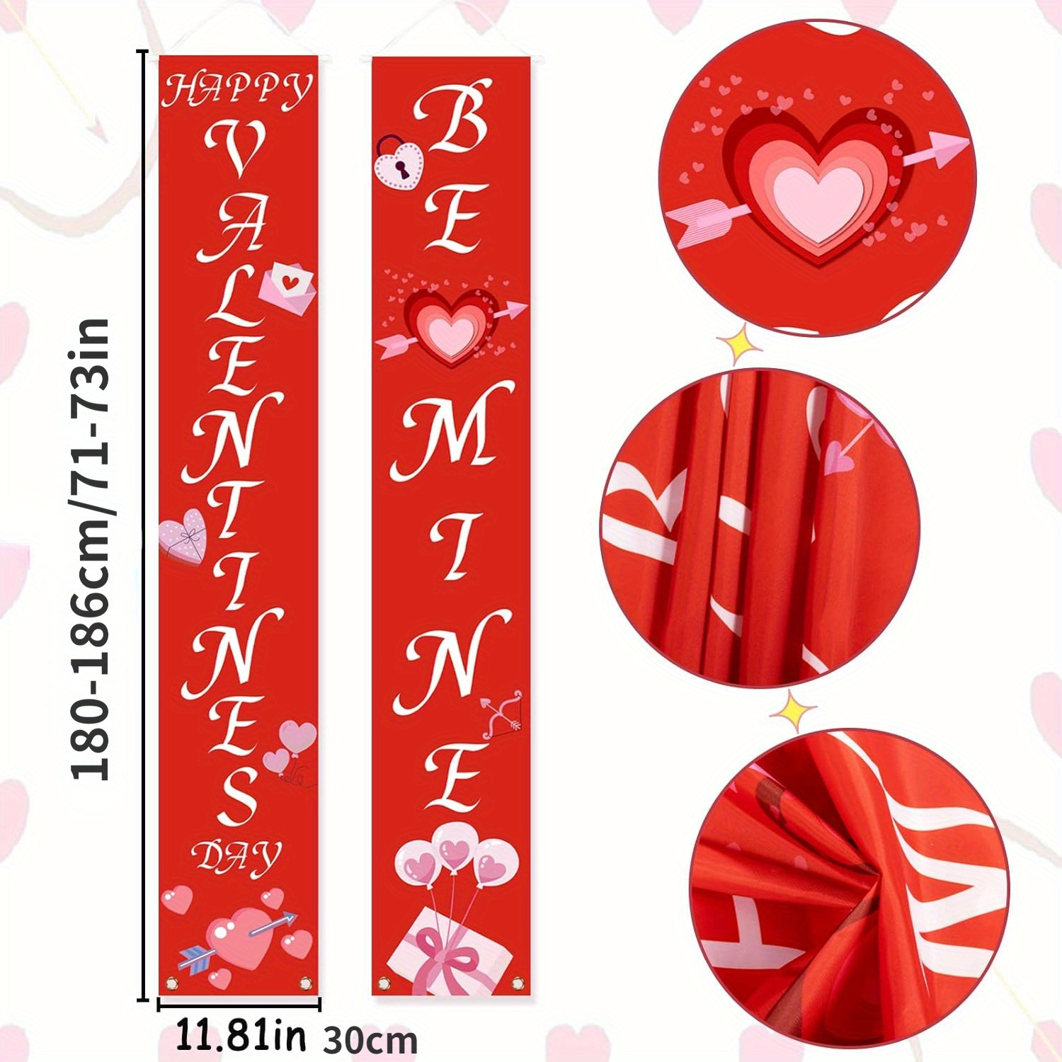 Buon San Valentino Banner - San Valentino Decorazioni Porta Portico Banner  | San Valentino Portico Segno di San Valentino Decorazioni per la casa