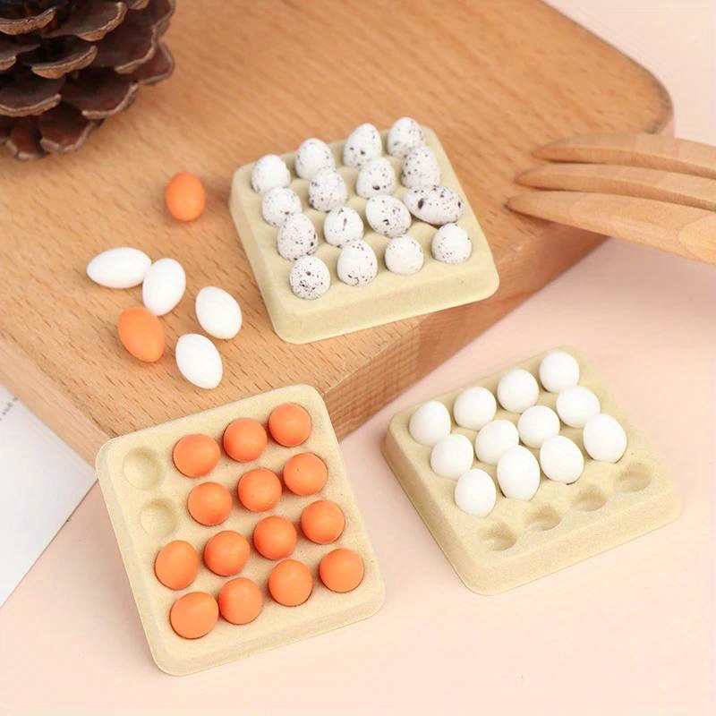 Dollhouse Egg Silicone Mold  Fried Egg Boiled Egg Mould