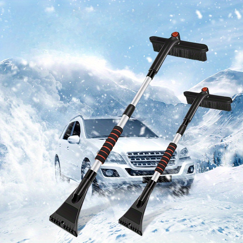 Car Snow Shovel, Window Glass Scraper, Ice Scraper, Snow Sweeper, Frost  Removal Tool, Winter Multifunctional Snow Cleaning Tool (detachable /  Rotatable)