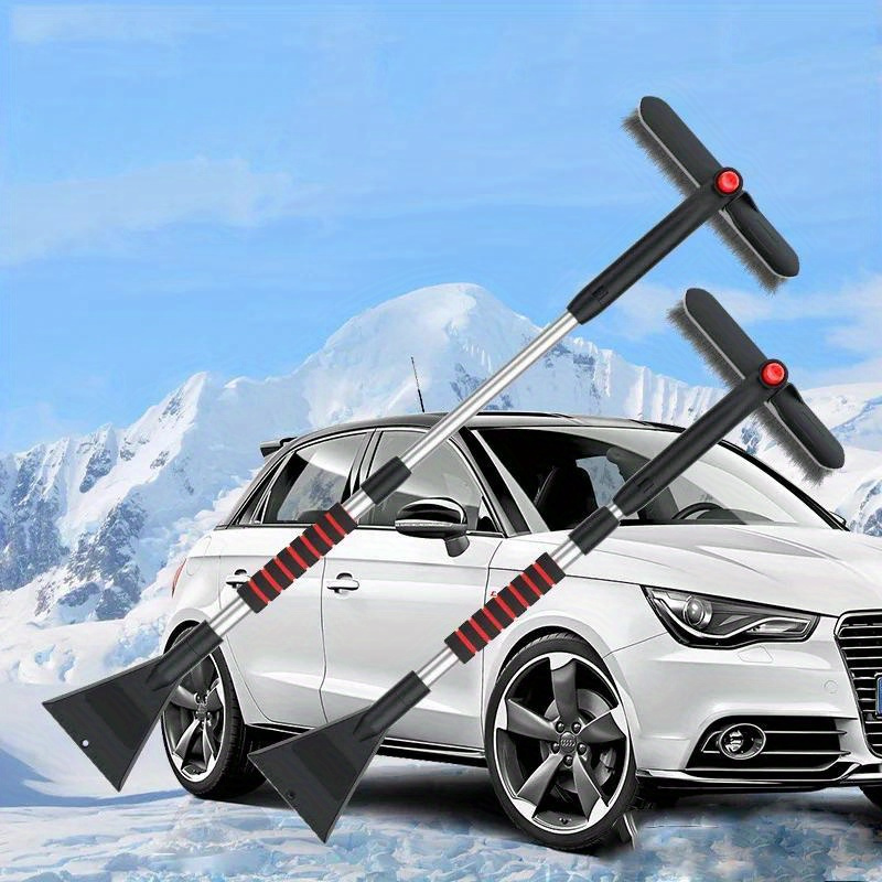 Car Snow Shovel 2 in 1 Car Deicing Shovel Snow Sweeping - Temu