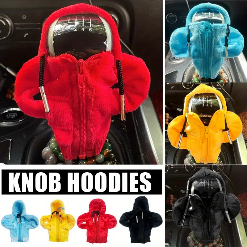 Car Gear Lever Zipper Hoodie Handle Decoration Hoodie - Temu