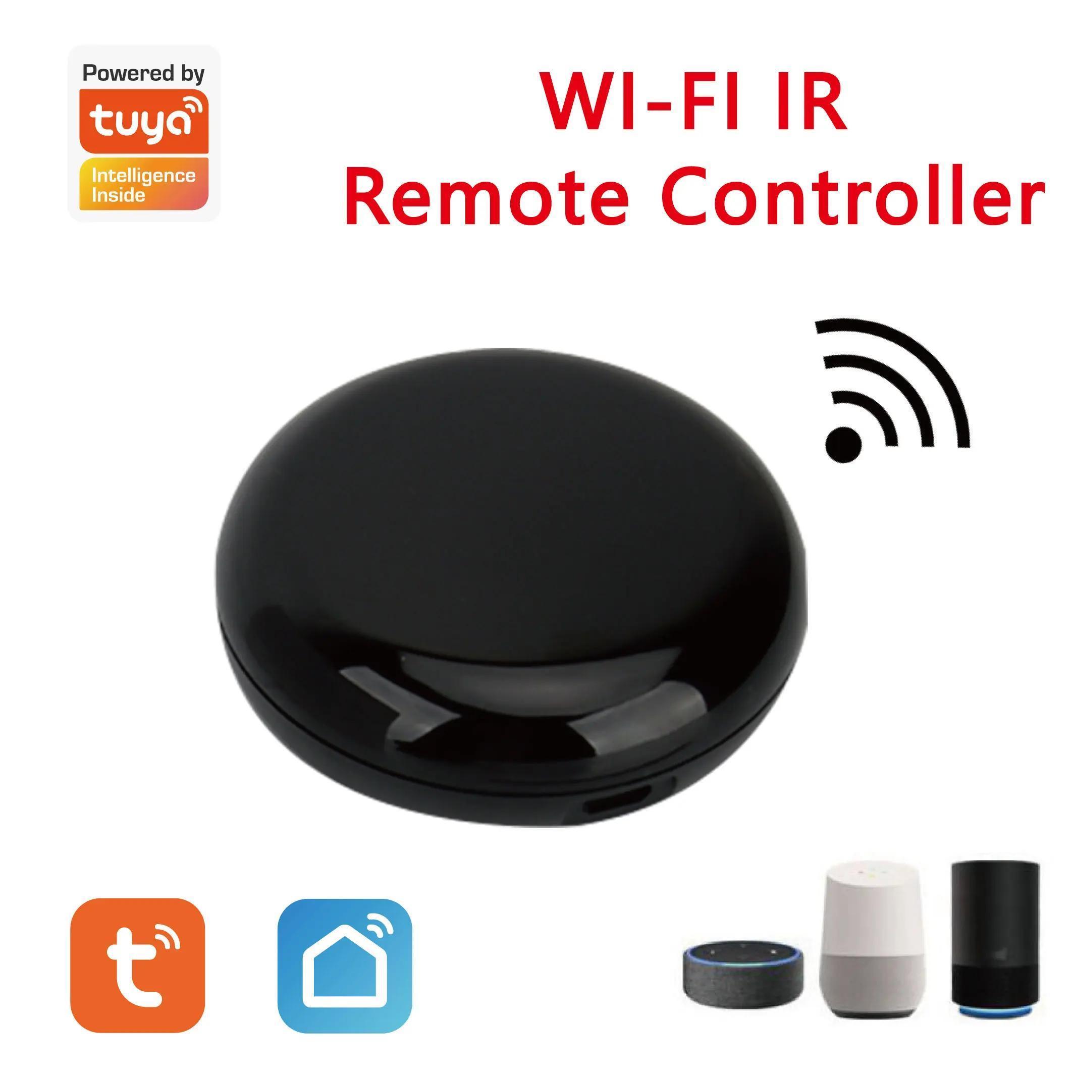 Control remoto universal IR inteligente: Control remoto por infrarrojos  WiFi, todo en uno Blaster infrarrojo para ventiladores de TV DVD Aire