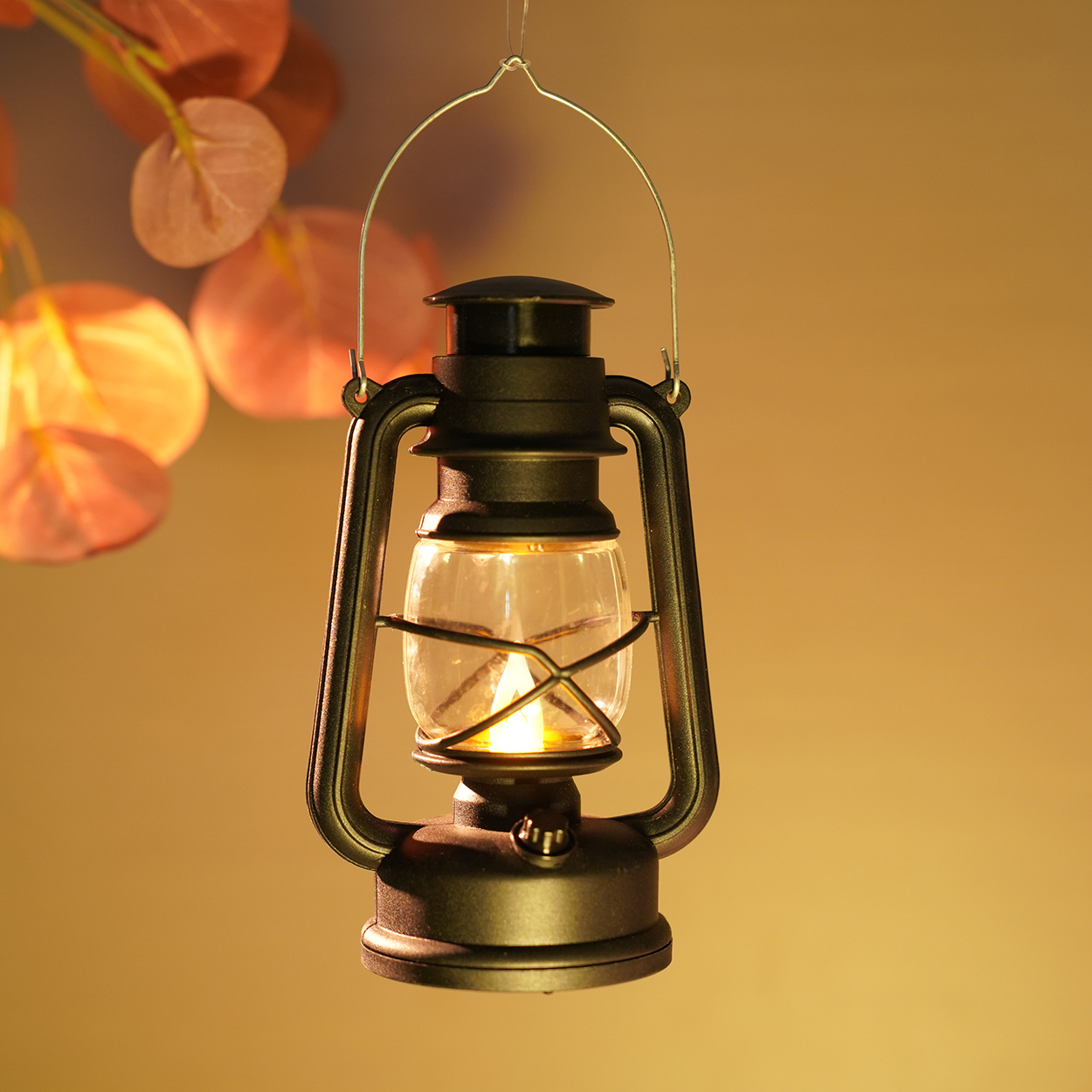YaCool Decorative Garden Lantern - Vintage Style Hanging Lanterns Outdoor  Lighting Garden Light - Battery-operated 5 Hour Timer- 12' (009) 