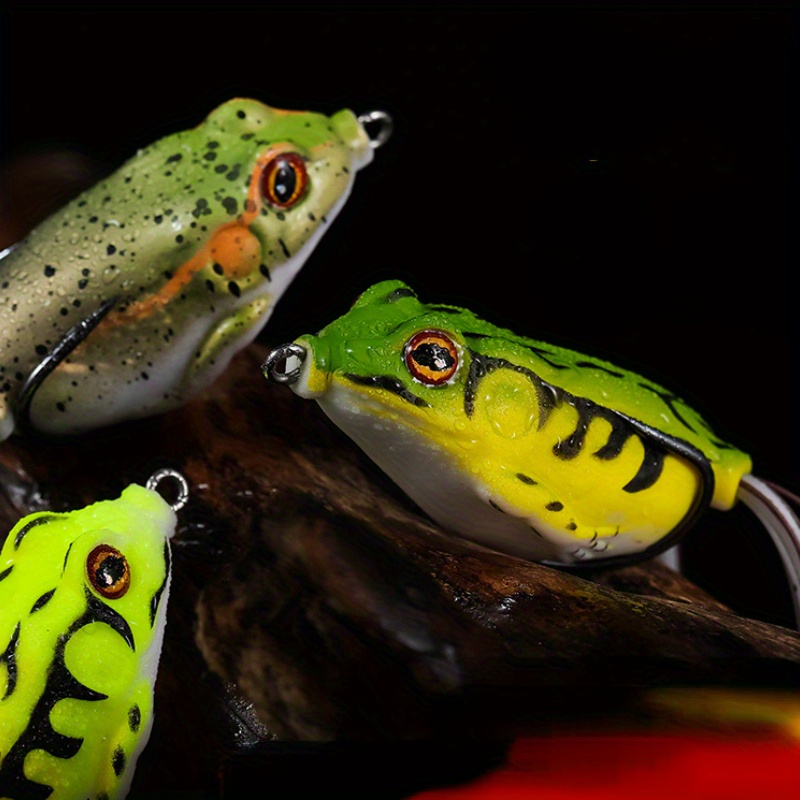 Soft Frog Fishing Lures Rotating Legs Realistic Design - Temu