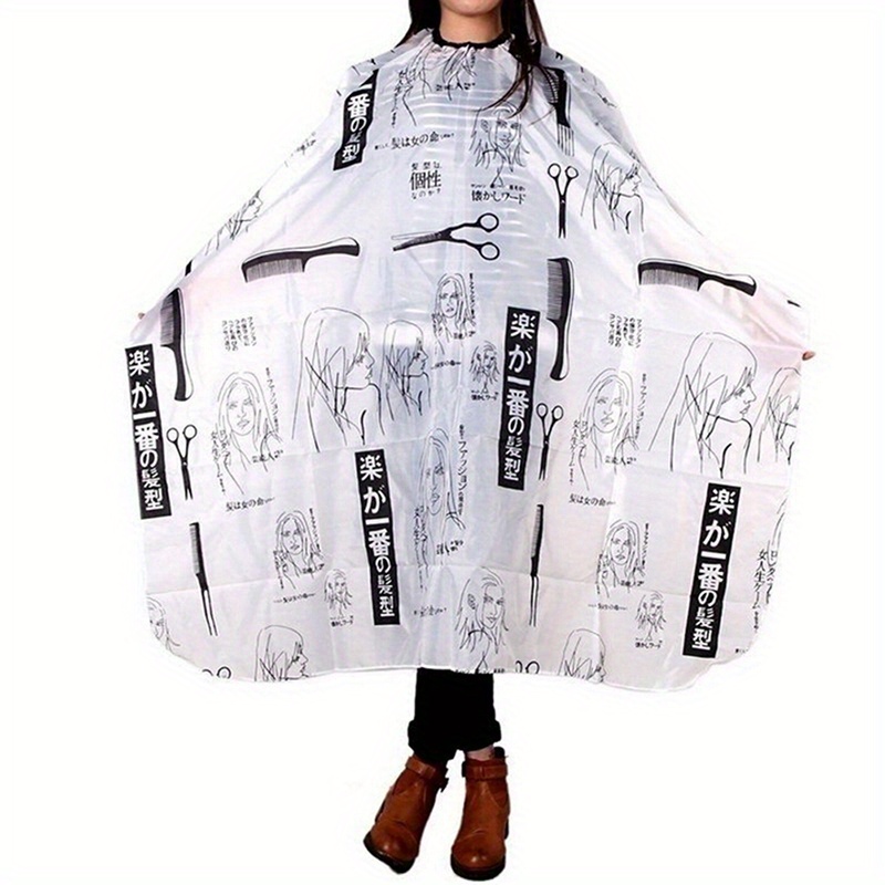

1pcs Printing Hair Cutting Cape Barber Hairdressing Cape Cloth For Hair Styling Barber Supplies