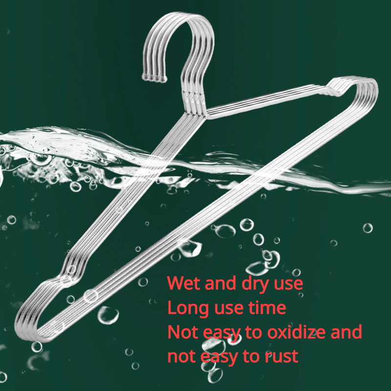 Dry & Wet Dual Purpose Non Slip Hangers Standard Racks