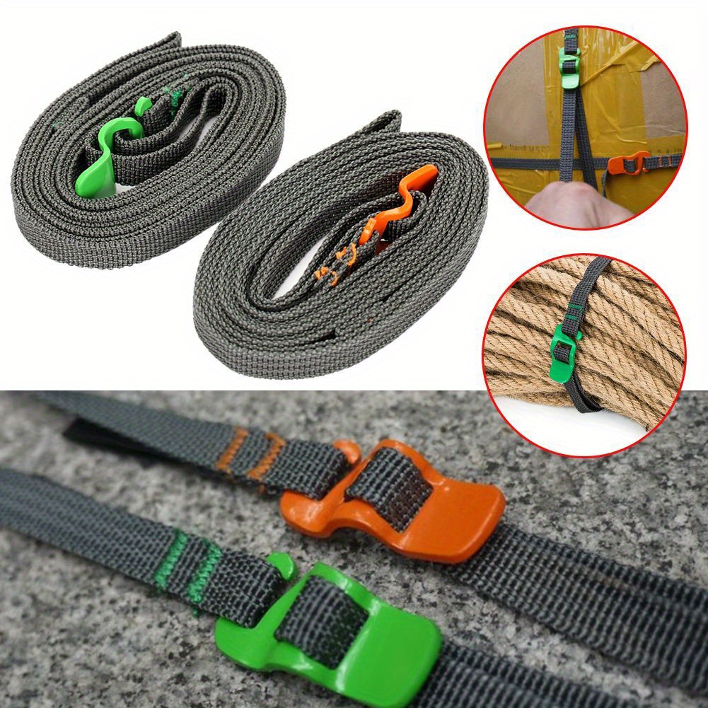 Camping Travel Bungee Tie Down Cargo Strap Ratchet Belt Cord