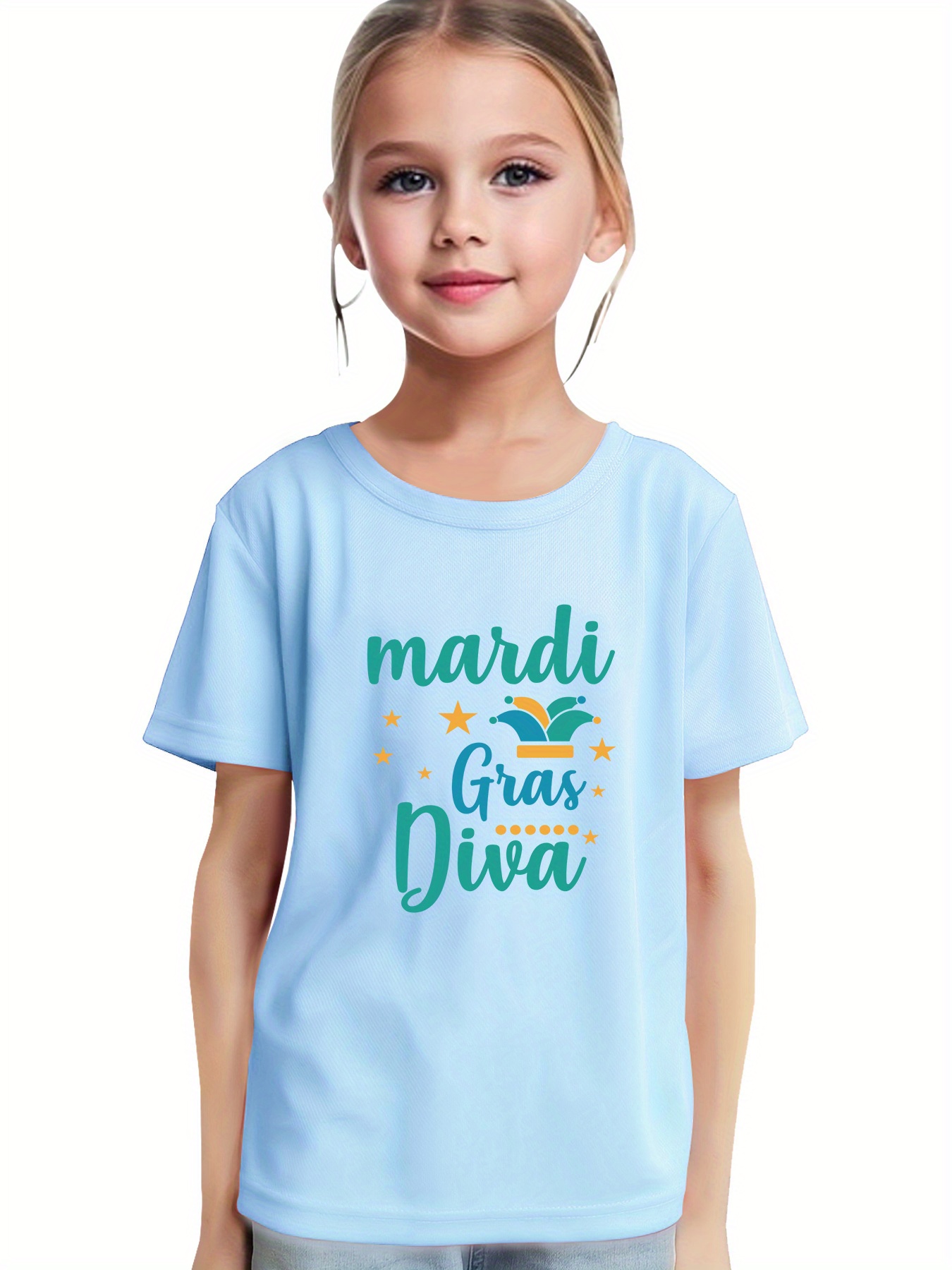 girls solid tees