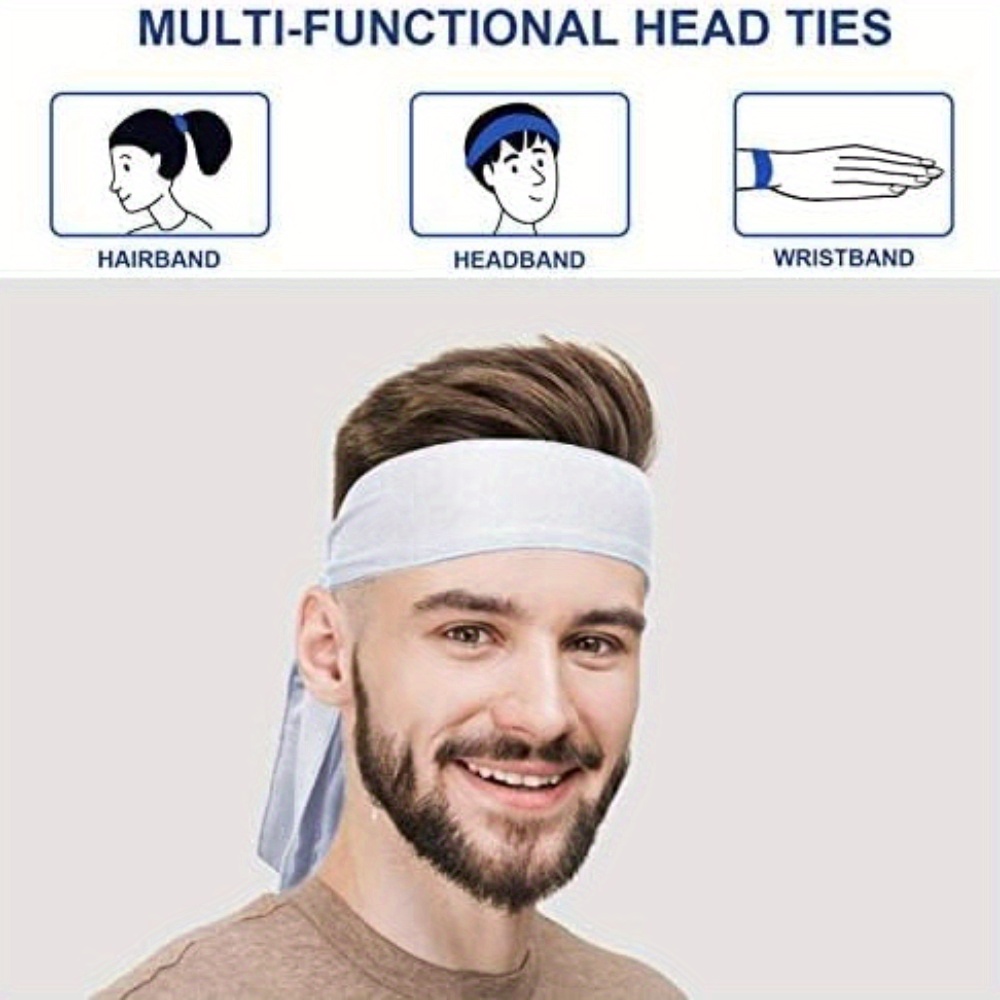 head tie headbands tennis karate ninja headband sweat - Temu