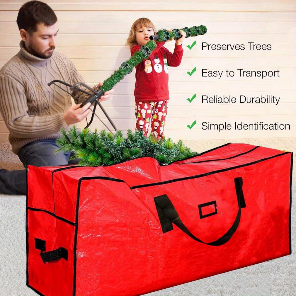 Christmas Tree Storage Bag - Stores A 7.5 Foot Disassembled Artificial