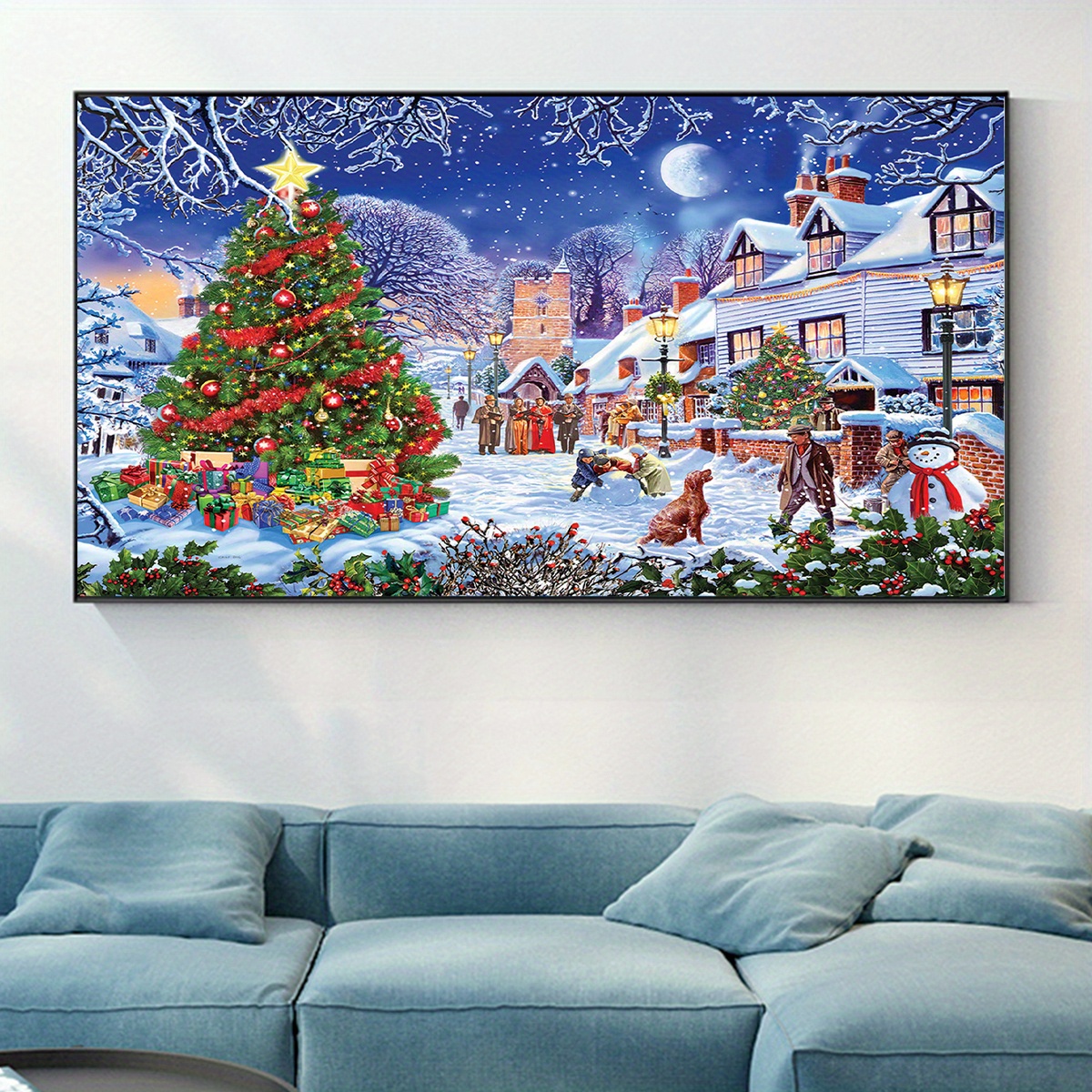 Paint By Number For Adults, Christmas Paint By Numbers For Adults Beginner  Drawing Paintwork With 3 Paintbrushes Paint Canvas Oil Painting Christmas  Tree - Temu Mexico