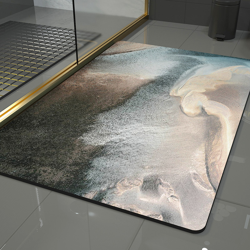 Diatom Mud Floor Mat, Pebble Shaped Small Feet Non-slip Carpet, Entry Mat,  Laundry Room Mat, Kitchen Non-slip Mat For Hotels/restaurants - Temu