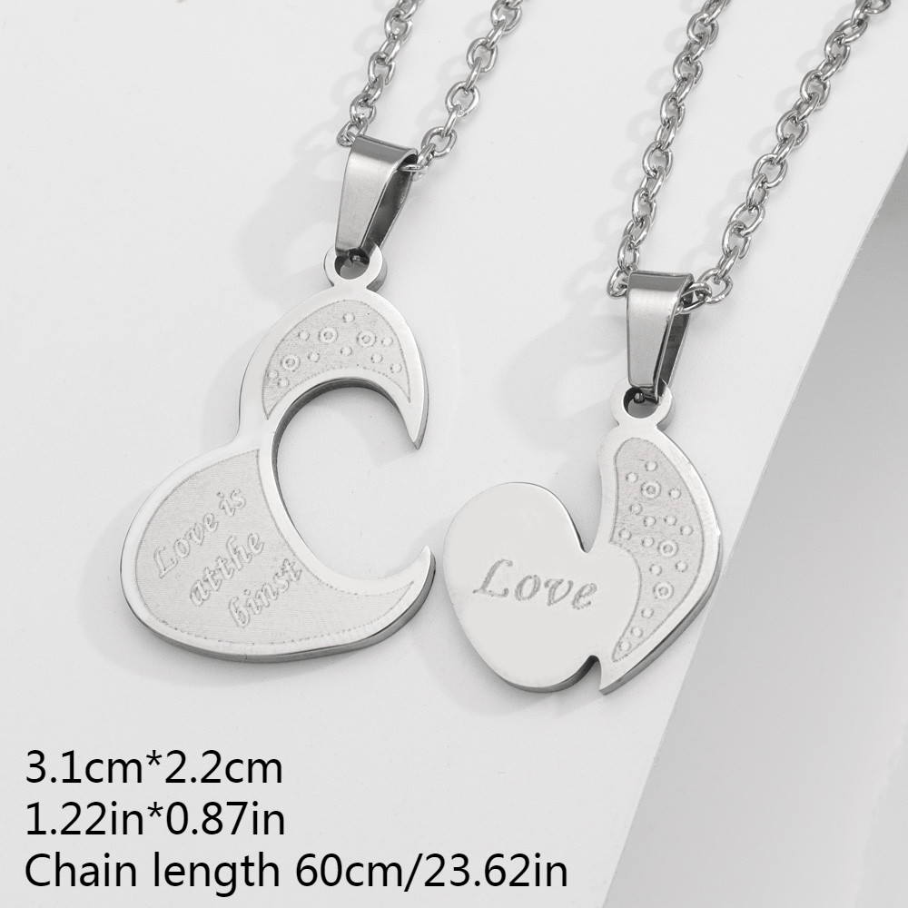 Small Metal Pendant Valentine's Day Accessories Letter - Temu