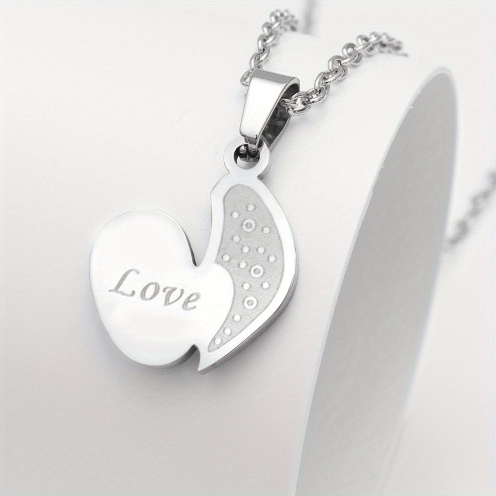 Small Metal Pendant Valentine's Day Accessories Letter - Temu