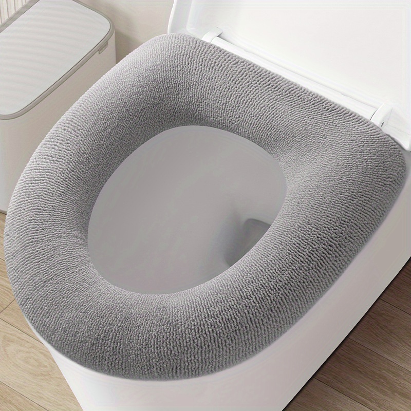 Toilet Seat Cover Verdickte und Fleece-Haushaltstoilettenabdeckung