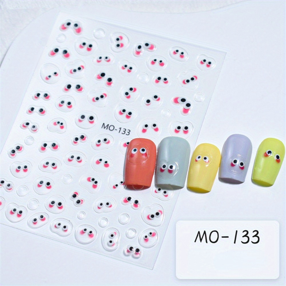 Funny Nail Art Stickers Self Adhesive - Temu