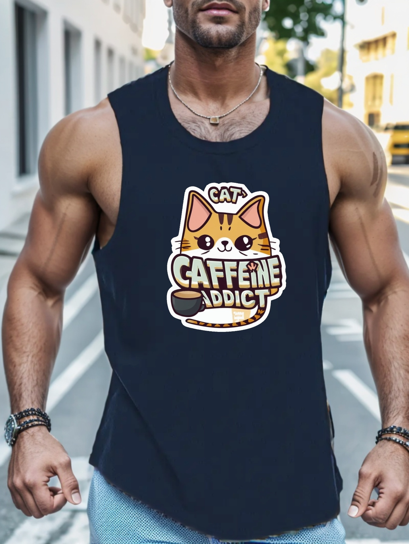 GYM Print, Diseño Gráfico De Camiseta Sin Mangas Con Capucha Para Hombres,  Chaleco Cómodo Casual Para Entrenamiento De Verano, Ropa De Hombre Para Fit