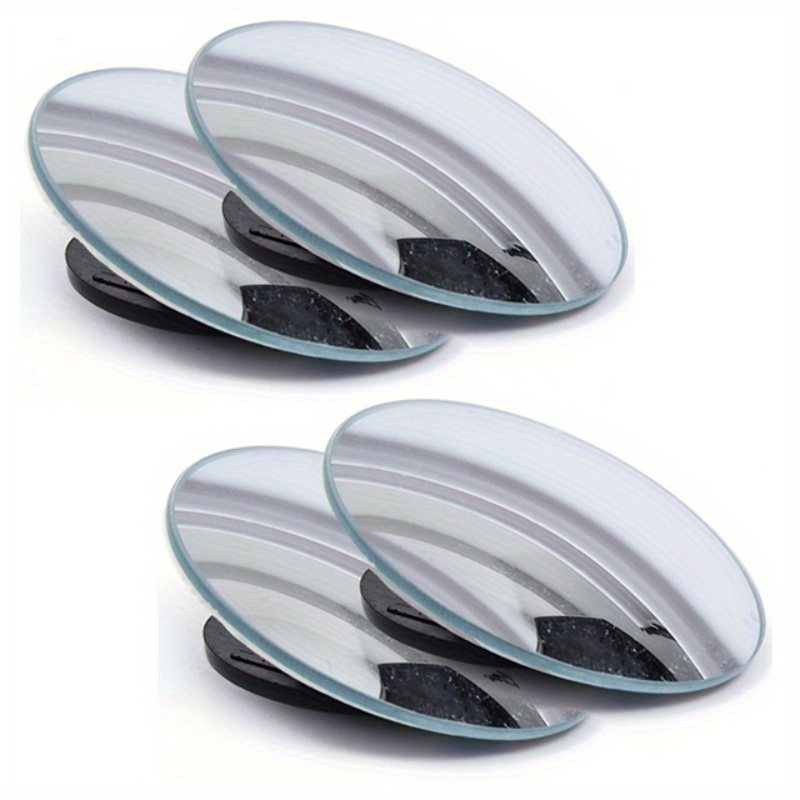 1 Set Silberne Kleine Runde Spiegel Auto Rückspiegel Hilfsparken 360°  Verstellbaren Glas Totwinkel Fokus Spiegel, aktuelle Trends, günstig  kaufen