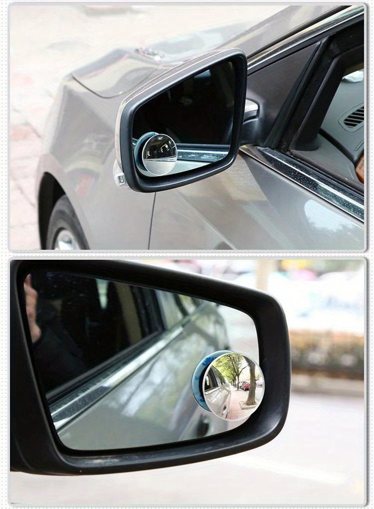 2/4 Stück Auto Kleine Runde Spiegel Blind Spot Rückspiegel - Temu