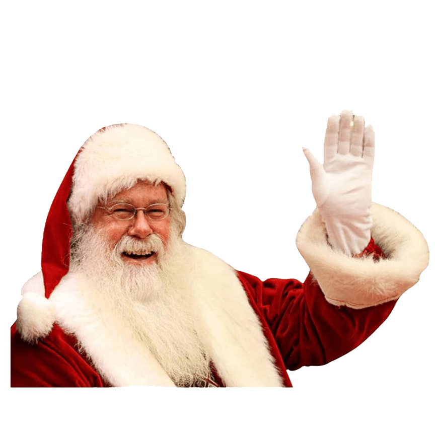 1 Stück Weihnachten 3d Santa Claus Sei Leise Rechts Links - Temu