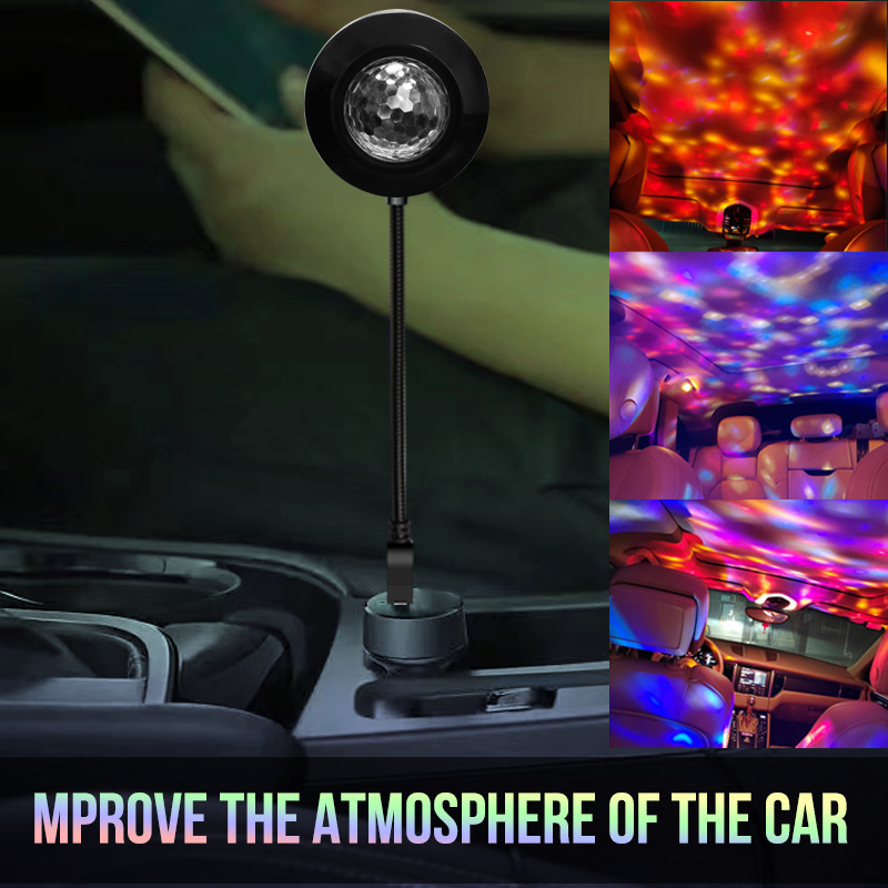 1 Stück Wiederaufladbares USB-Auto-Sternenhimmel-Licht, Sprachgesteuertes  Auto Mit Auto-Innendach Voller Sterne, Romantisches Auto-Umgebungslicht,  Für
