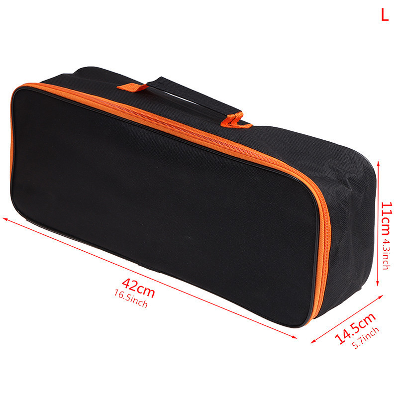 Black Car Wear Resistant Zipper Closure Practical Storage Case With Handle Durable Portable Pouch Vacuum Cleaner Tool Bag