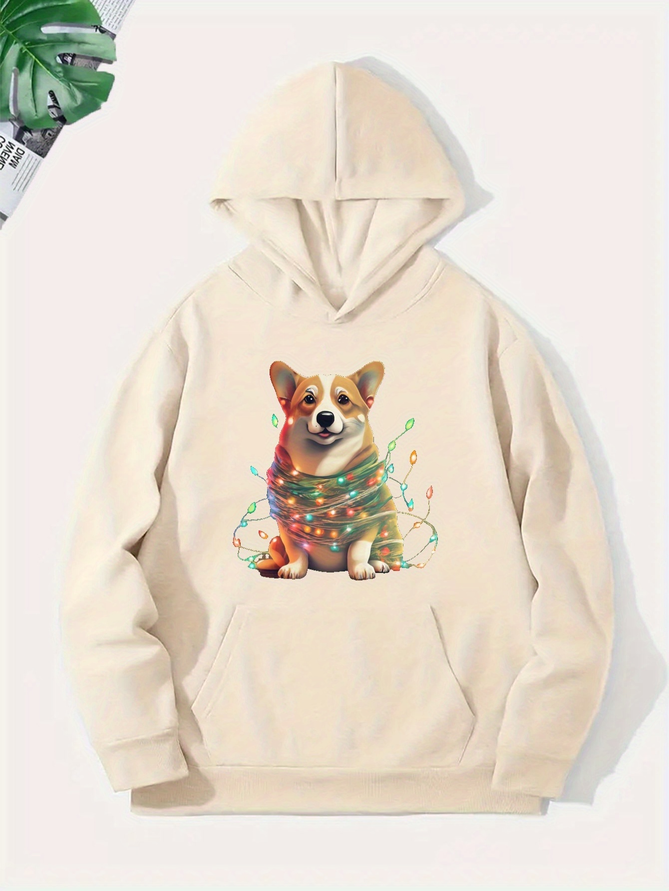 Dog hotsell print hoodie