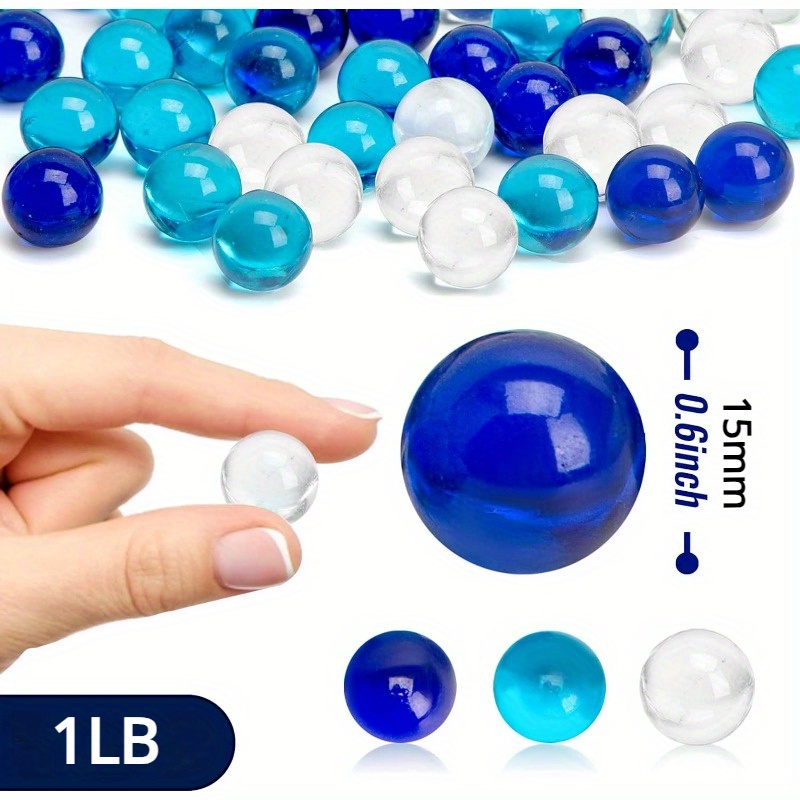 Glass Marbles Beads glass Marble Gemstone Vase Filler - Temu