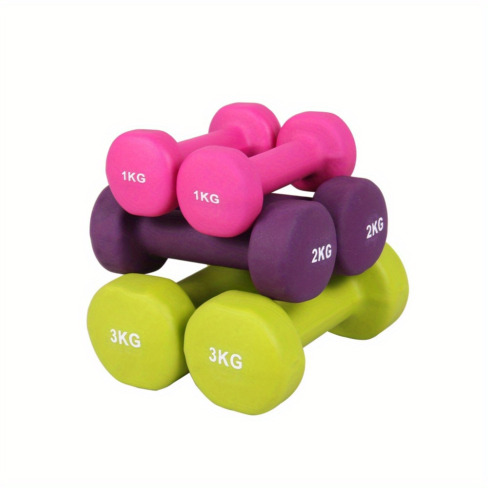 Flo 360 5 LB Pink Dumbbell Set (2.5 Lbs Each) Weights Workout Exercise Gym