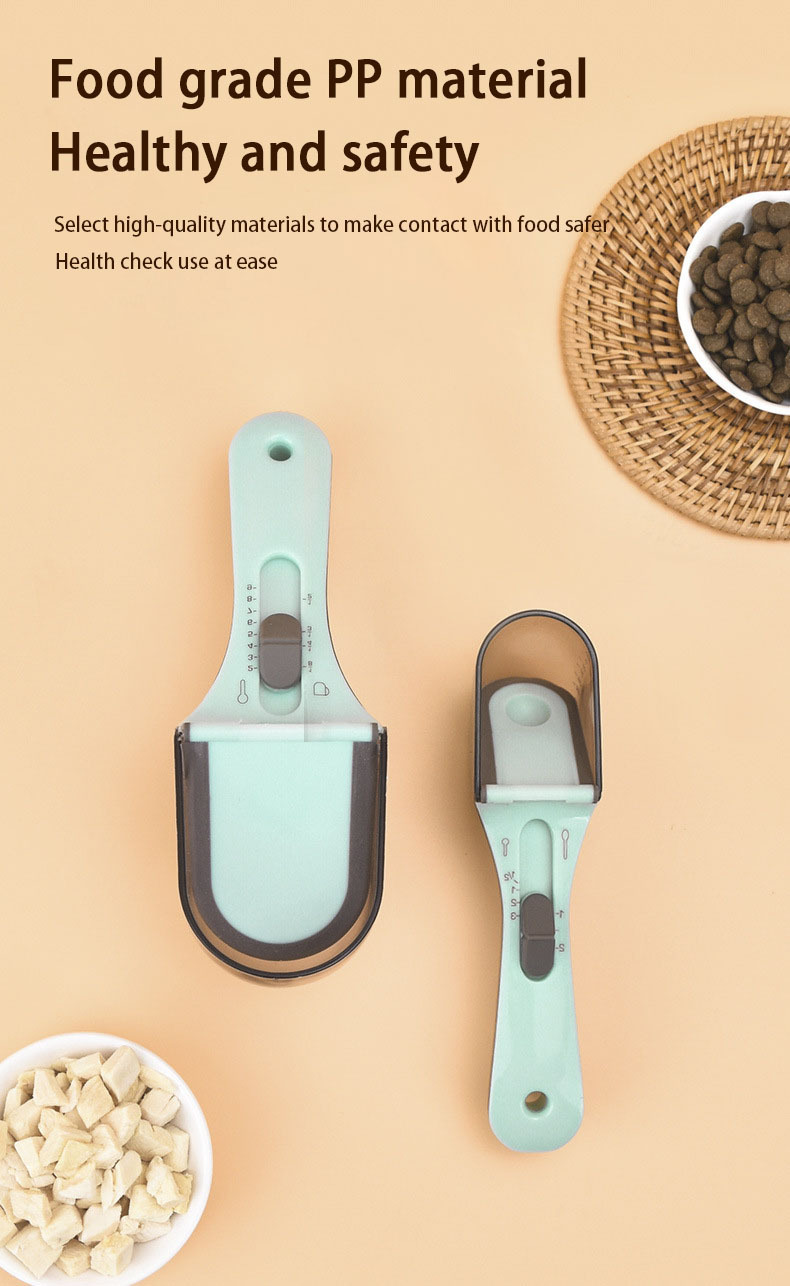 Adjustable Pet Food Scoop With Scale: The Perfect Measuring - Temu