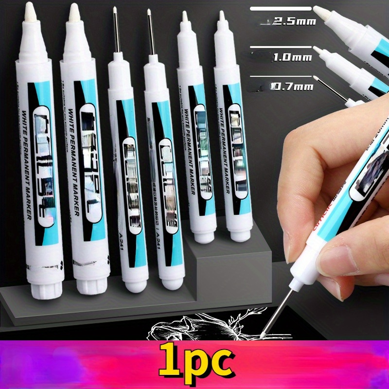24 Colors Waterproof Colorfast Fabric Textile Marker Pen Permanent