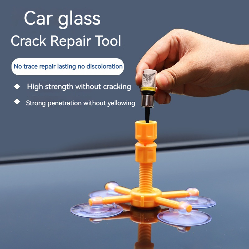 Réparation de pare-brise de voiture en verre liquide pour les