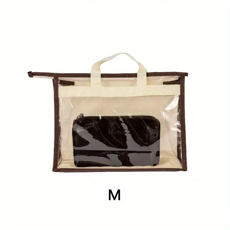 1Pc Handbag Dust Bags Clear Purse Storage Organizer For Closet, Dust-Proof  Transparent Storage Bag, Zipper Handbag, Durable Bag Organizer, Zipper  Hanging Storage Bag For Handbags