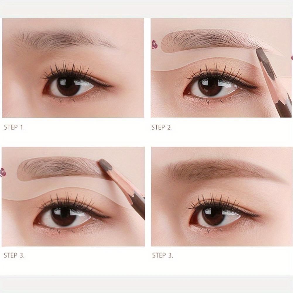 24 Styles Eyebrow Shaping Stencils, Grooming Kit for Women