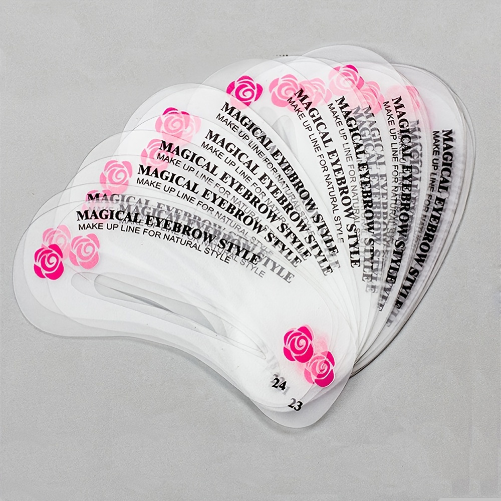 24 Styles Eyebrow Shaping Stencils, Grooming Kit for Women
