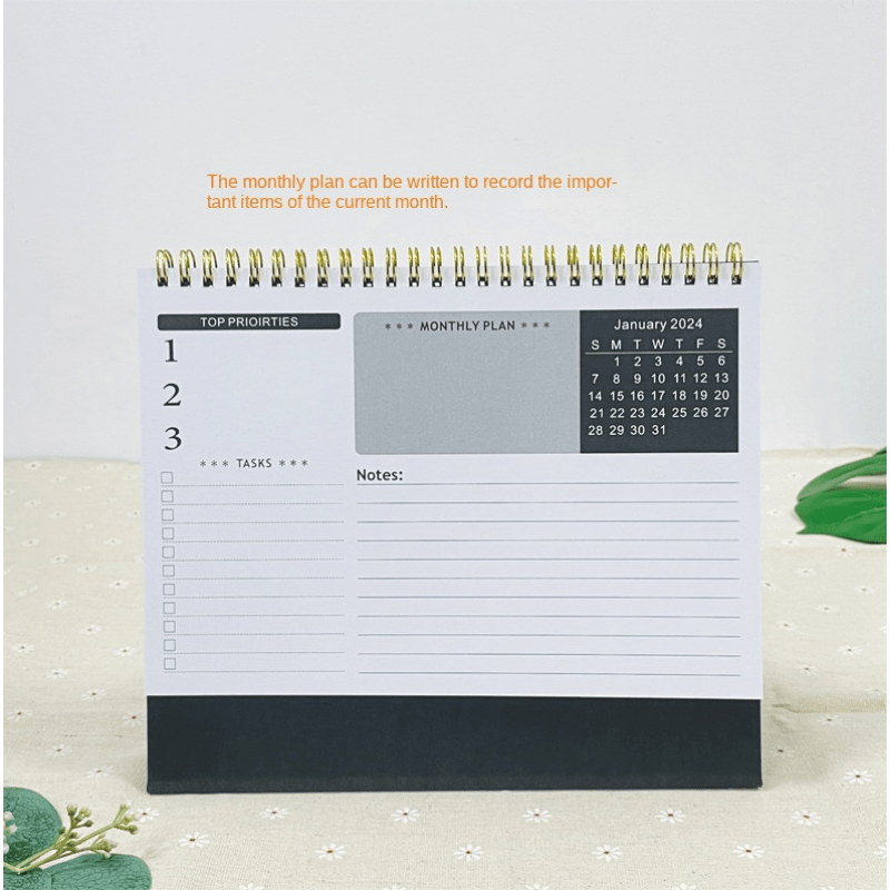 2024 Panda Desk Calendar Desktop Calendar Self-discipline Punching Notepad  Planner Monthly Calendar - Temu United Kingdom