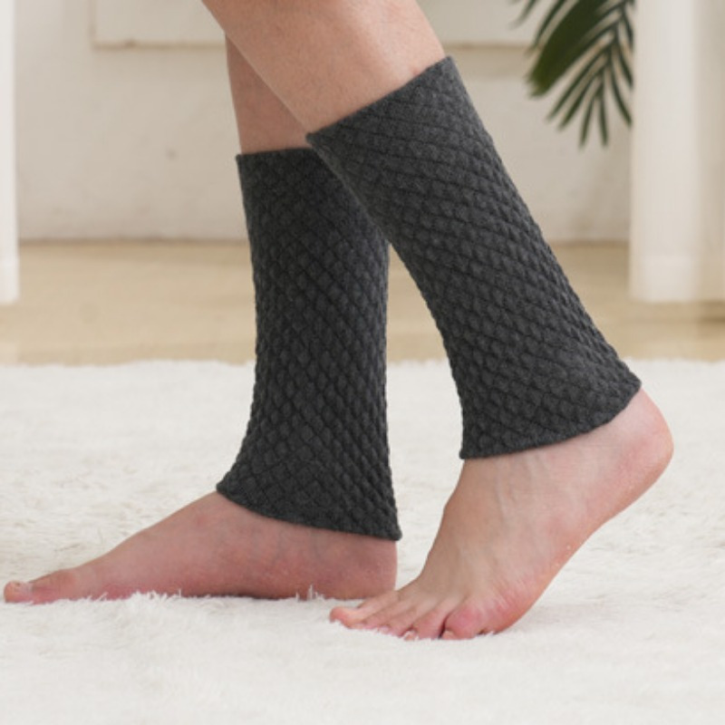 Women's Thickened Leg Warmer Fashionable Textured Winter - Temu