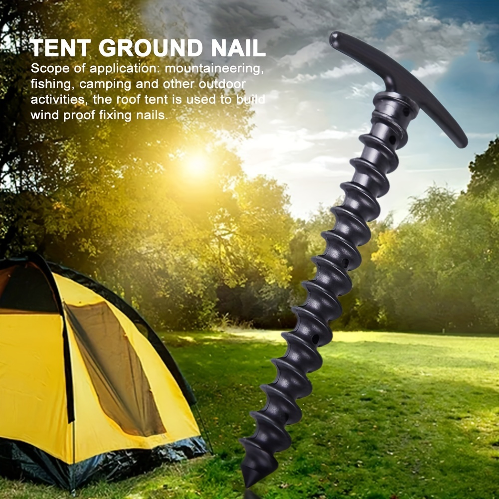 Durable Screw Anchor Tent Pegs For Secure Camping And Hiking - Temu