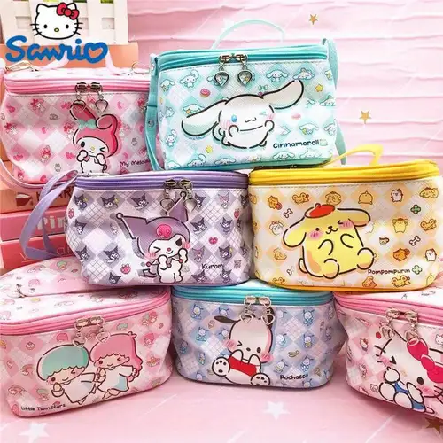 Hello Kitty Pattern Handbag Y2k Zipper Storage Bag Womens Large Capacity Shoulder  Bag - Bags & Luggage - Temu Japan