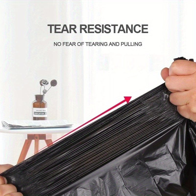 100pcs Thicken Disposable Garbage Bags Kitchen Storage Trash Can Liner Bags