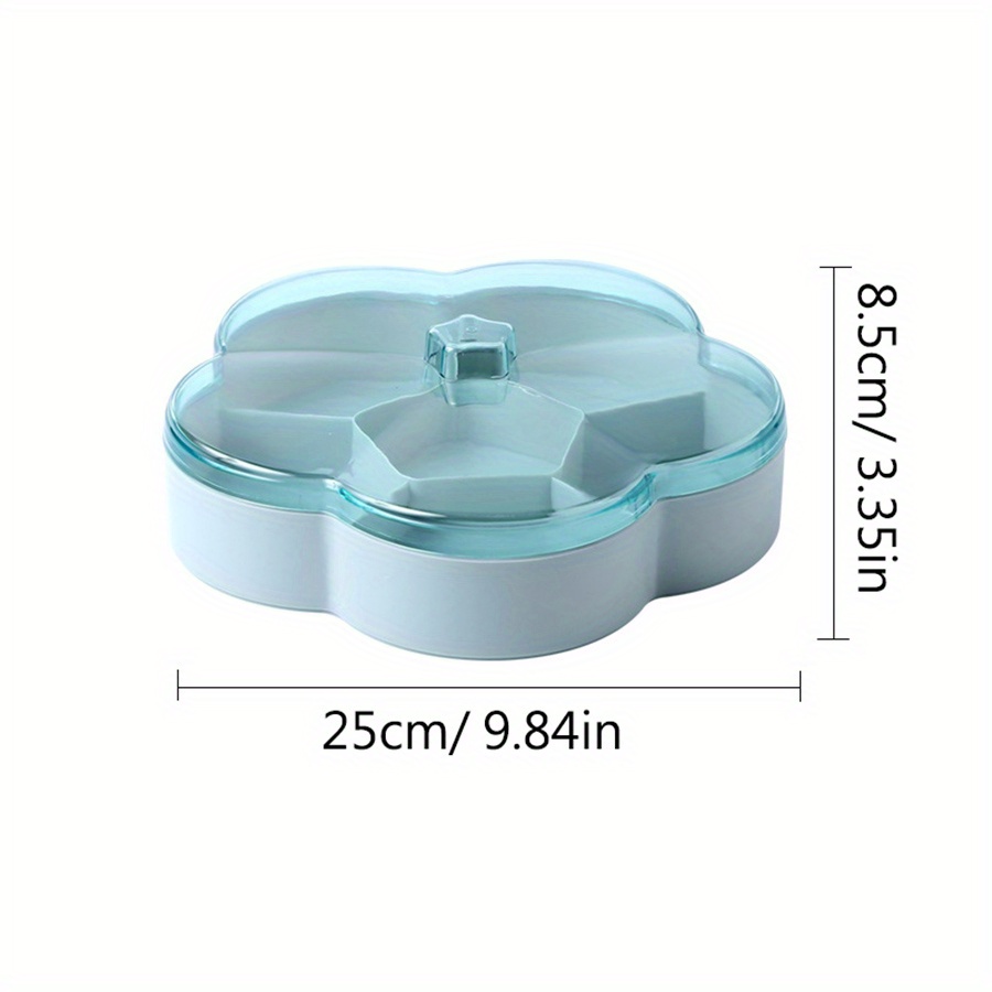 Separated ceramic dried fruit platter square snack candy nut box  combination with lid snack tray - Price history & Review, AliExpress  Seller - ke tian EC Co Ltd Store