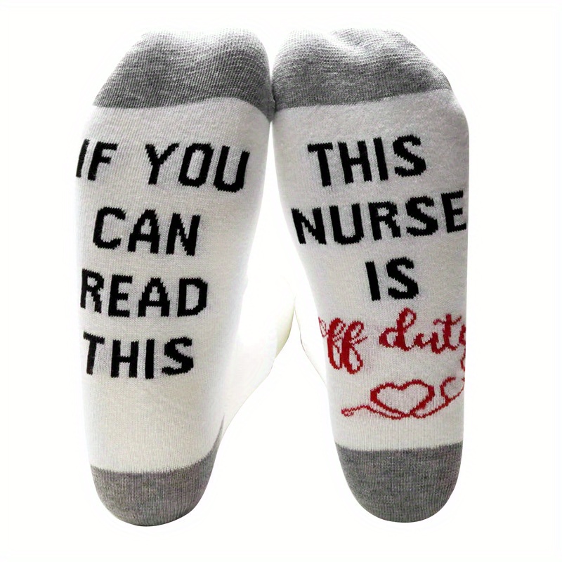 Calcetines de enfermera divertidos Soy Enfermera