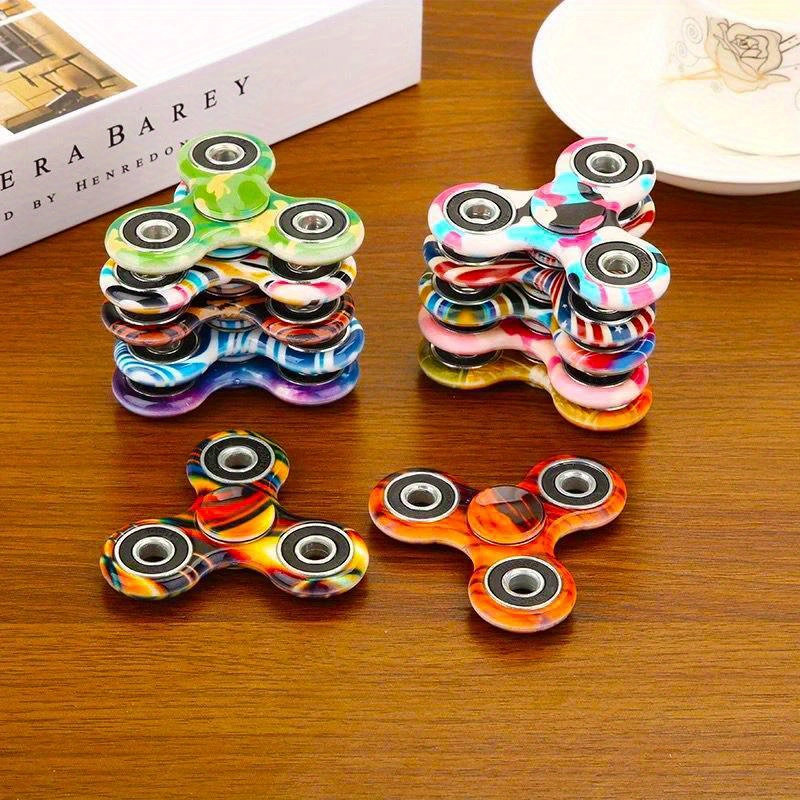 Rainbow EDC Triangle Fidget Spinner Toys Hand Spinner High Speed Finger for Kids/Adult Gyro Stuffer Toy for Killing Time ,Relieve Stress, Other