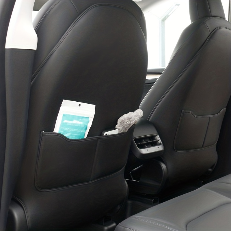 Kaufe PU Leder Anti-Kind-Kick Pad Auto Rücksitz Schutz Universal
