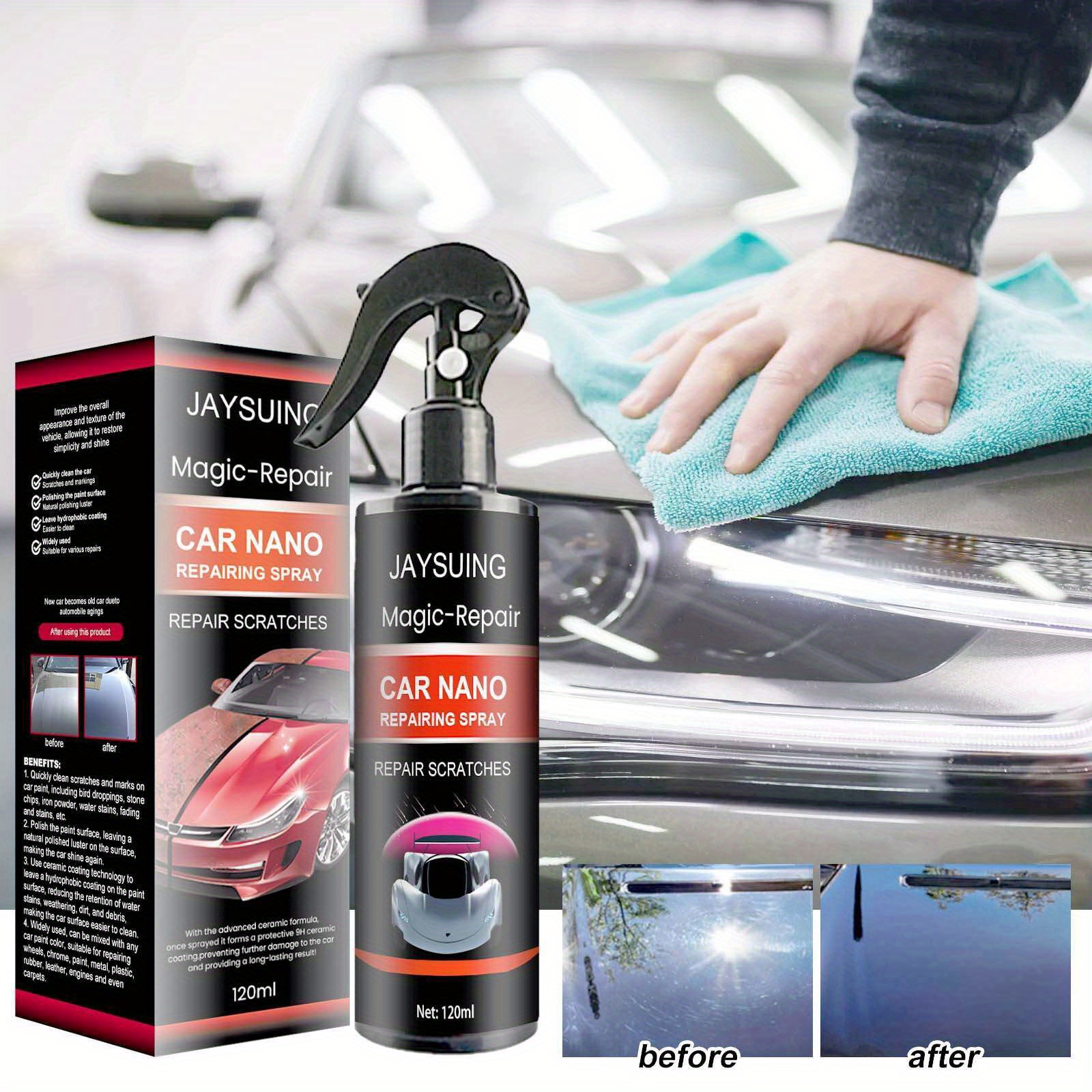 Car Cleaning Products Shiny Car Stuff Accessories for Vehicles Liquid  Leather Repair Wash Supplies Detailing Interior Care Parts - AliExpress