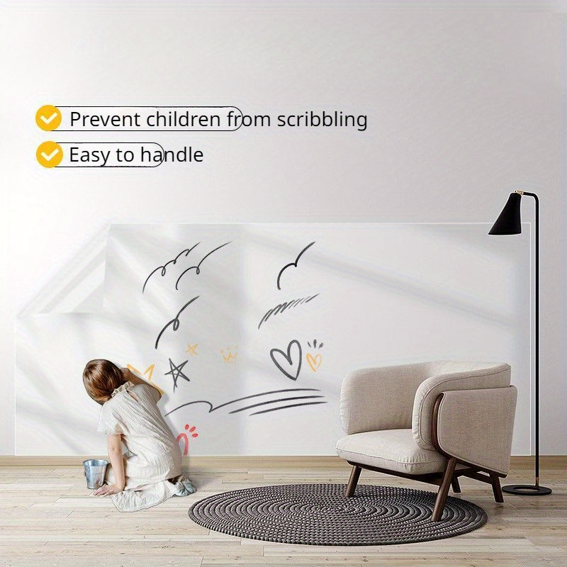 Electrostatic whiteboard Stickers Removable Non-invasive Wall
