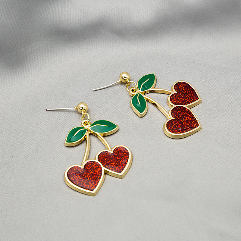 Jewelry Earrings Simple Temperament Bow Earrings Cute Girl Heart