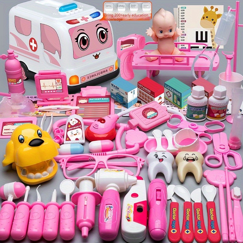Dentist Kit For Kid 9pcs Kids Pretend Dentist Playset Toys Dentist Role Play  Educational Toy Doctor Playset For Girls Boys And - AliExpress