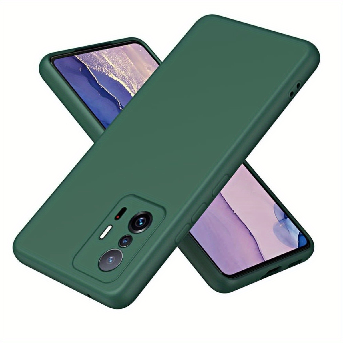 SEEKOO Cover Per Xiaomi 11T Pro/11T 5G, Custodia Sottile Con Anello Porta Cellulare E Supporto Magnetico Auto, Effetto Glitter, Anturto TPU Morbido, Nero - 5