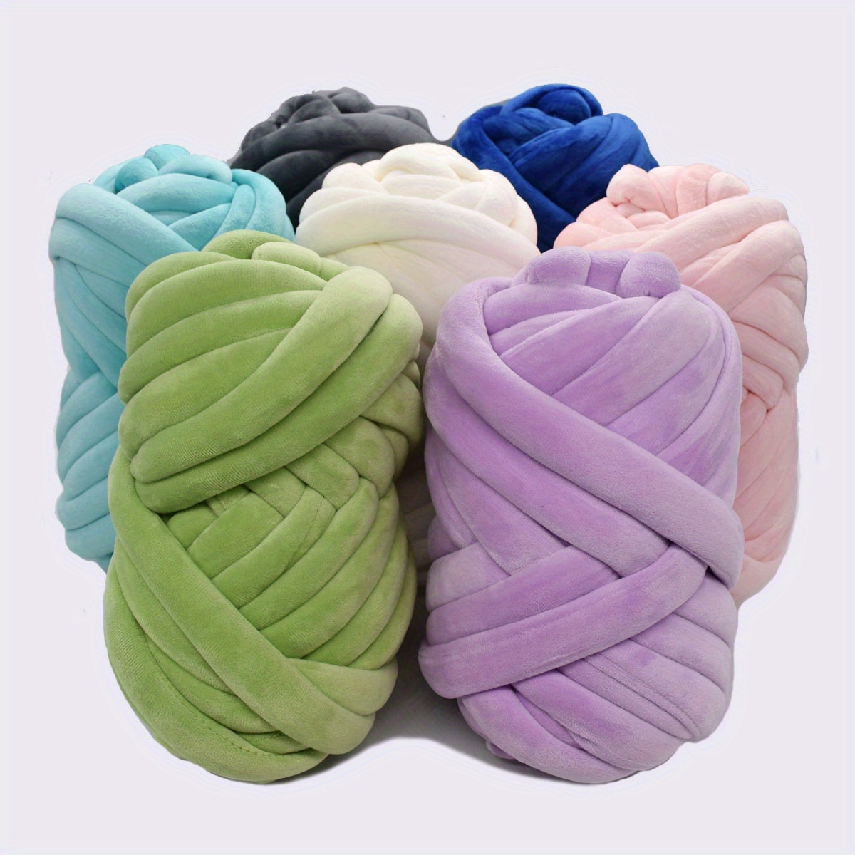 Buy Beige Chenille Chunky Yarn 250g/0.55lb Hand Knitting Yarn